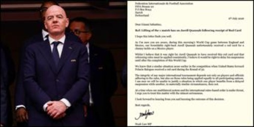 Balogun, è 'rivolta': deputato Gb scrive a Infantino per Quansah, ricorso Francia per Olise Balogun, è 'rivolta': deputato Gb scrive a Infantino per Quansah, ricorso Francia per Olise