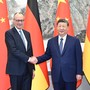 Il leader cinese Xi Jinping incontra a Pechino il cancelliere tedesco Merz Il leader cinese Xi Jinping incontra a Pechino il cancelliere tedesco Merz