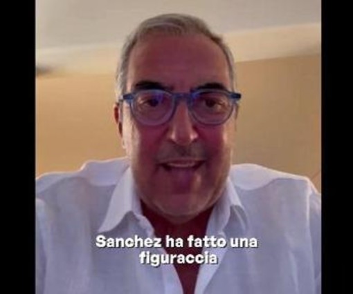 Gasparri: "Crisi migratoria e Sanchez se ne va in vacanza, gli suggeriamo noi la playlist"