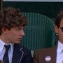 Antonelli a Wimbledon, giornata nel box 'reale' con Federer Antonelli a Wimbledon, giornata nel box 'reale' con Federer