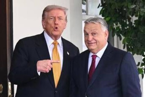 Trump accoglie Orban alla Casa Bianca: &quot;Incontro con Putin? Vorrei fosse a Budapest&quot;