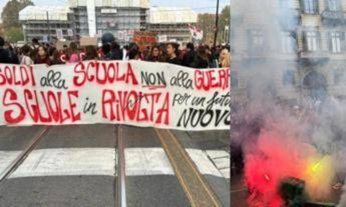 Sciopero della scuola, oggi cortei in tutta Italia: a Roma schierato dispositivo sicurezza, a Torino slogan contro il governo