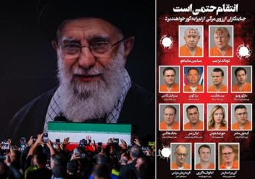 Iran, giornale pubblica foto dei "leader che attendono la vendetta della nazione": c'è anche Meloni