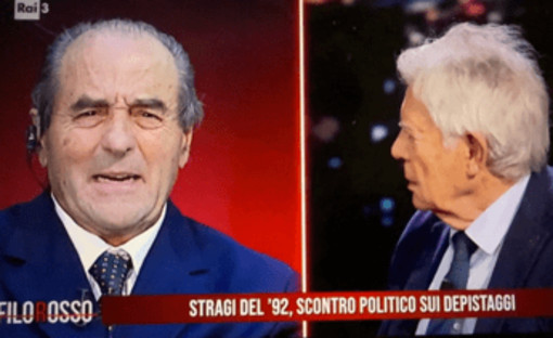 Filorosso, bestemmia in diretta tv dell'ex ministro Martelli: "Non siamo al Grande Fratello"