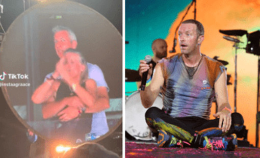 Li inquadrano sul maxi schermo, loro fuggono: &quot;Era l'amante&quot;. Cos'è successo al concerto dei Coldplay