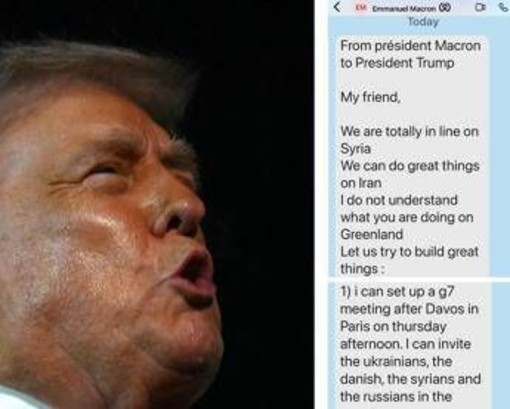 Minaccia dazi e messaggi postati su Truth, il doppio schiaffo di Trump a Macron Minaccia dazi e messaggi postati su Truth, il doppio schiaffo di Trump a Macron