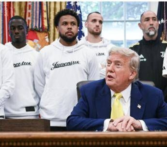 Trump riceve la Juve, Weah: &quot;Sorpresa strana, non emozionante&quot; - Video