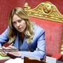 Meloni in Senato: "No a Ue superinvasiva, su assenza a vertice Tivat polemicucce". Botta e risposta con Renzi Meloni in Senato: "No a Ue superinvasiva, su assenza a vertice Tivat polemicucce". Botta e risposta con Renzi
