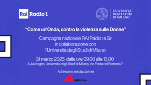 Violenza su donne, si chiude all'Università Statale di Milano la campagna di Radio 1