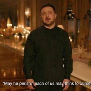 Zelensky, il messaggio di Natale: 'Possa morire', la frase (su Putin?) fa discutere