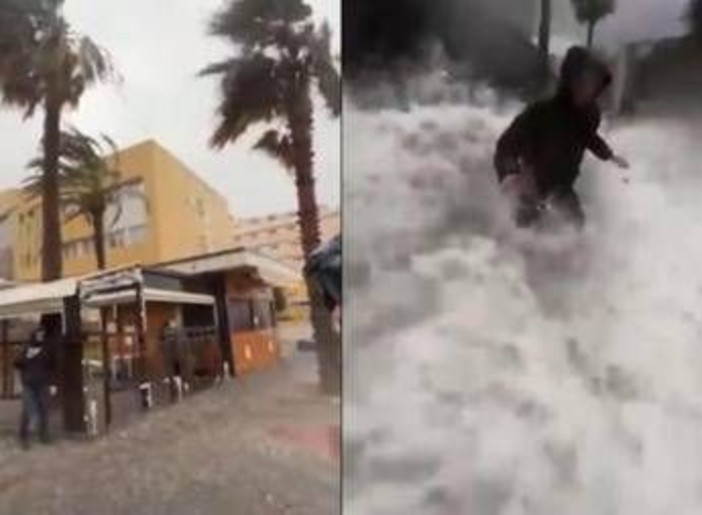 Sindaci in Sicilia travolti da onda durante la diretta Fb: "Non fate come noi" Sindaci in Sicilia travolti da onda durante la diretta Fb: "Non fate come noi"